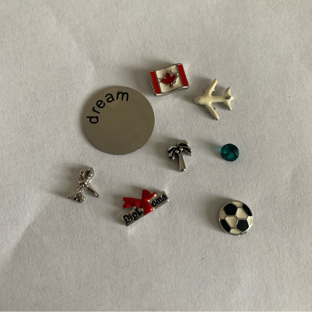 Southern Hill Designs charms for locket (7+1 dream coin)